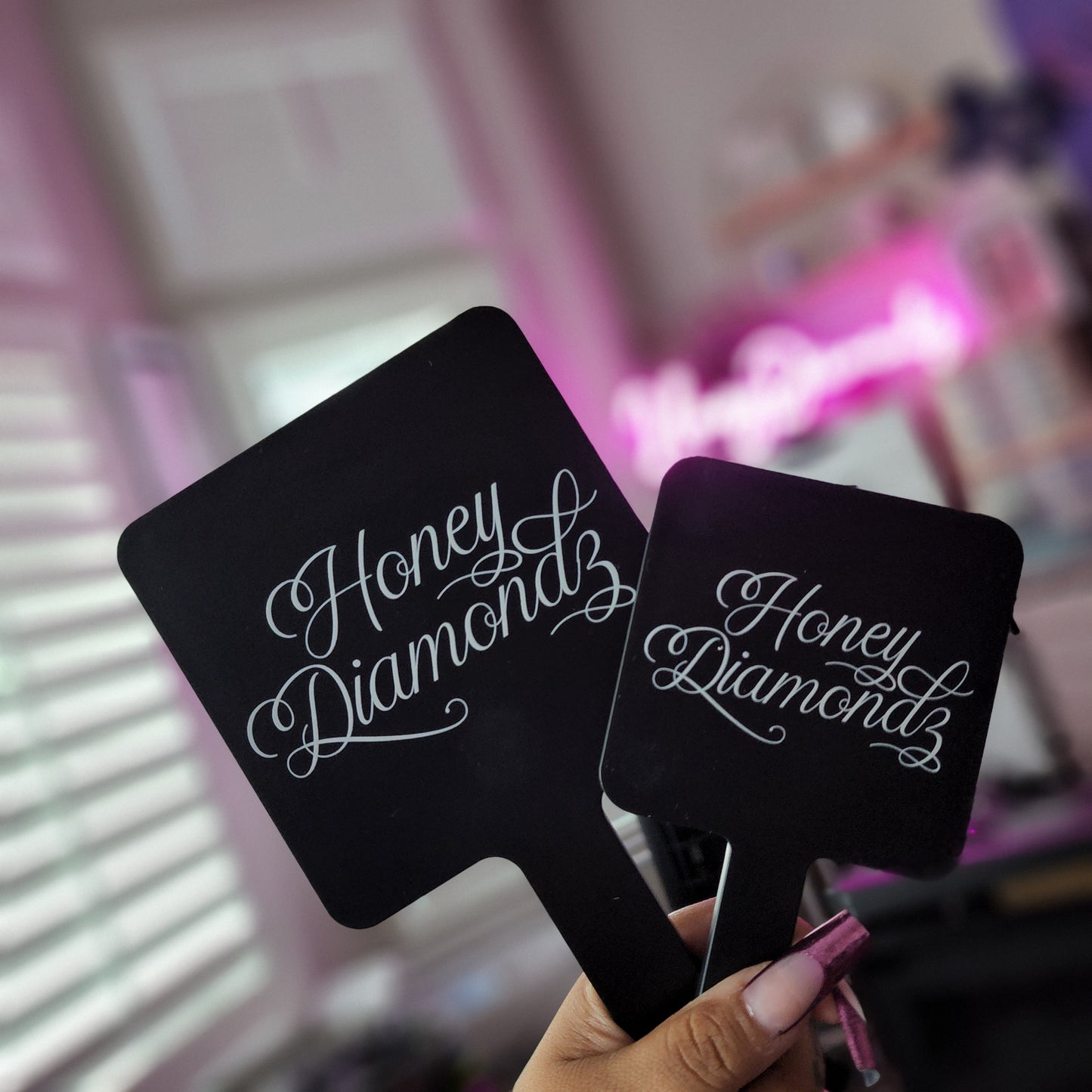 Honey Diamondz Hand Mirrors